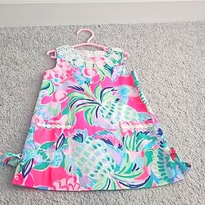 2T Lilly Pulitzer Shift Dress Pineapple